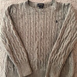 Polo by Ralph Lauren Gray Crewneck Sweater